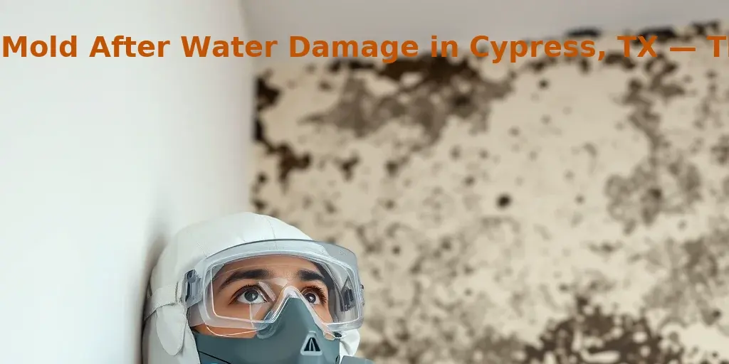 How to Prevent Mold After Water Damage in Cypress, TX — The 48-Hour Rule